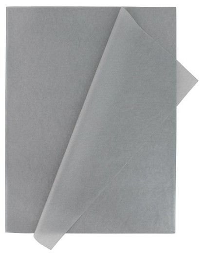 Papel seda 26 hojas 50x75 Gris