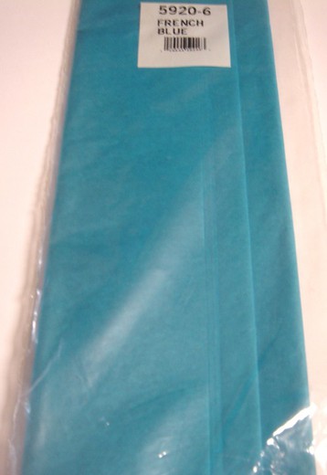 Papel seda utilizado con agua, Azul Francés ¡¡ÚLTIMAS EXISTENCIAS!!