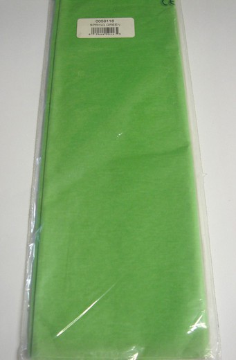 Paper seda utilitzat amb aigua, Verd Primavera ÚLTIMES EXISTÈNCIES!!