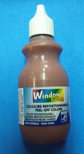 Pintura vidre 70 ml. Marró, Window Color ÚLTIMES EXISTÈNCIES!!