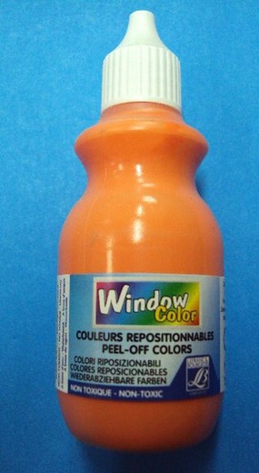Pintura vidre 70 ml. Taronja, Window Color ÚLTIMAS EXISTÈNCIES!!