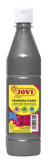 Témpera líquida PAINT metal·litzada ampolla 500 ml plata