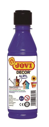 Pintura JOVIDECOR acryl 250 ml. Blau fosc
