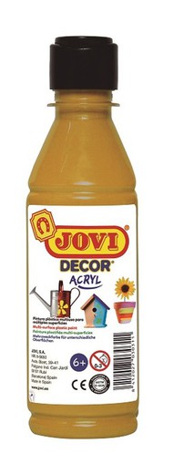 Pintura JOVIDECOR acryl 250 ml. Oro