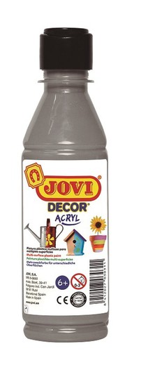 Pintura JOVIDECOR acryl 250 ml. Plata