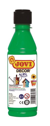 Pintura JOVIDECOR acryl 250 ml. Verd Mitjà