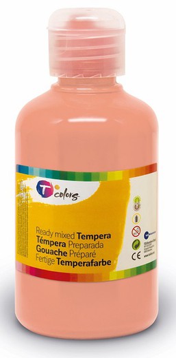 Pintura tempera preparada T COLORS 500 ml. Carn