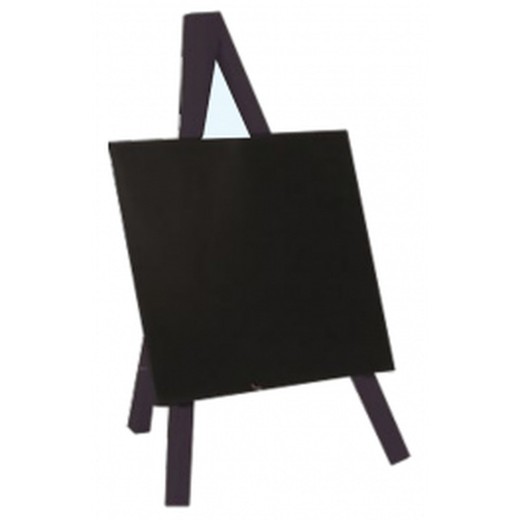 Pissarra sobretaula amb cavallet en negre 24 x 11.5 cm.