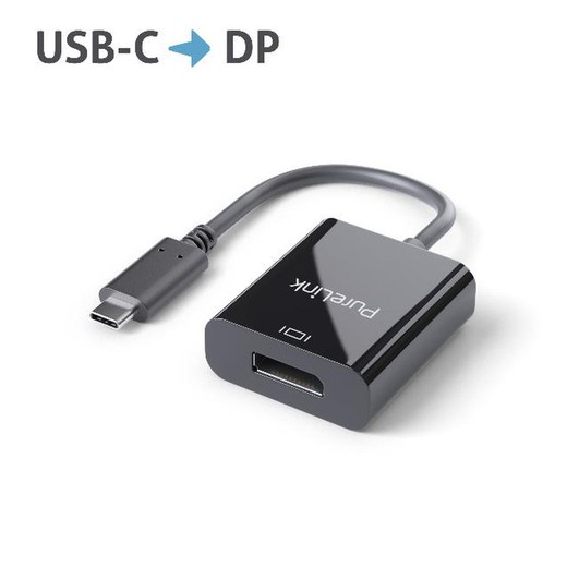 Purelink Adaptador Usb-C A Dp 4K60 Negro 0.10M