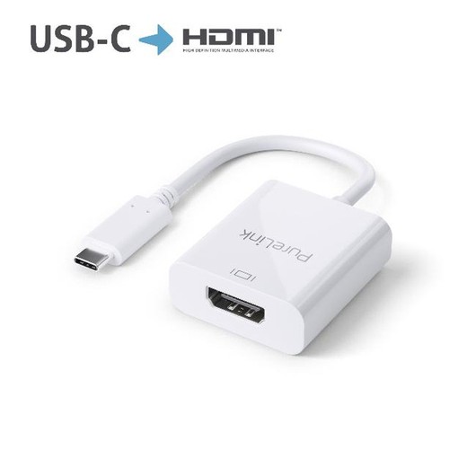 Purelink Adaptador Usb-C A Hdmi 4K60 Blanco 0.10M