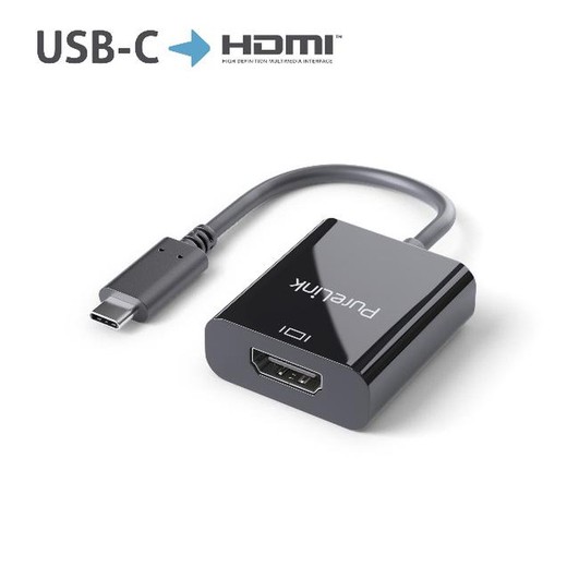 Purelink Adaptador Usb-C A Hdmi 4K60 Negre 0.10M