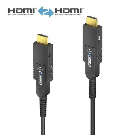 Purelink Cable Desmontable Hdmi Fibra 4K 10M