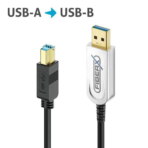Purelink Cable Fibra Usb 3.2 Usb-B A Usb-A 10Gb 5M