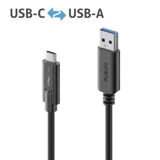 Purelink Cable Usb-C A Usb-A 3.2 5Gbps 1.00M