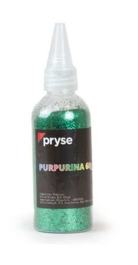 Purpurina amb aplicador PRYSE 60 gr, Verd