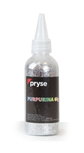 Purpurina con aplicador PRYSE 60 gr, Plata