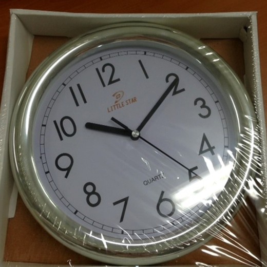 Reloj de pared 30cm.