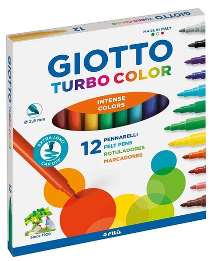 Retolador color GIOTTO Turbo Color 12 und.