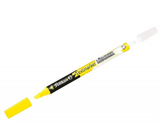Rotulador fluorescente borrable 456/2B amarillo