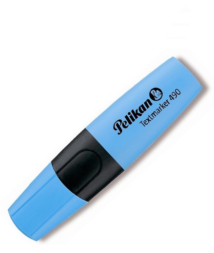 Rotulador fluorescente PELIKAN TEXTMARKER 490, Azul
