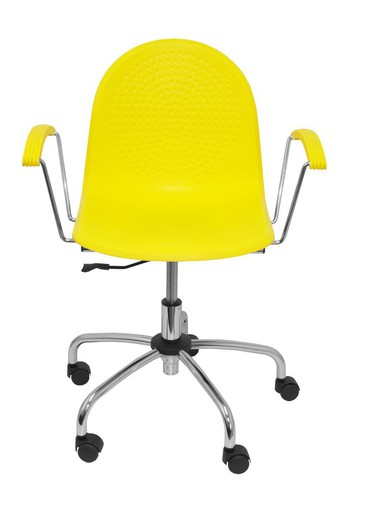 Silla Ves giratoria color amarillo