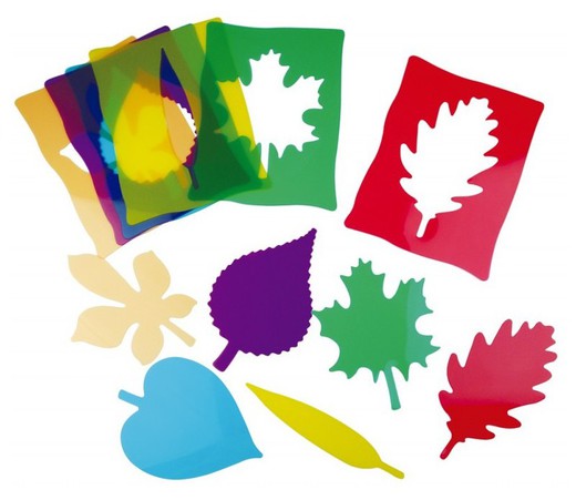 Siluetas de hojas Montessori