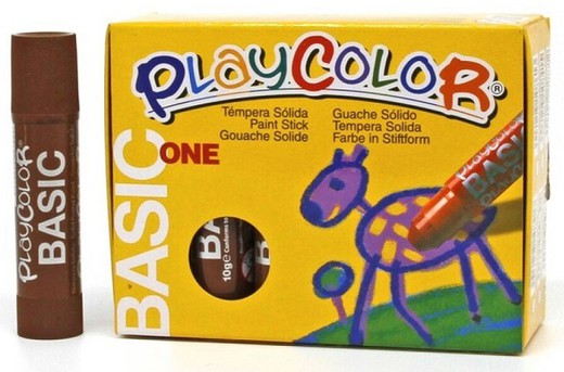 Témpera sólida PLAYCOLOR BASIC ONE Rojo 12 und. Playcolor MF-P1156 —  latiendadelmaestro
