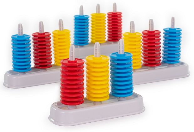 Set 4 abacos 3 vastagos