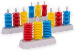 Set 4 abacs 3 vastagos