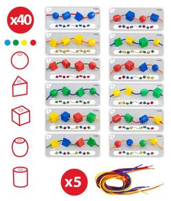 Joc d'enfilar Activity Shapes
