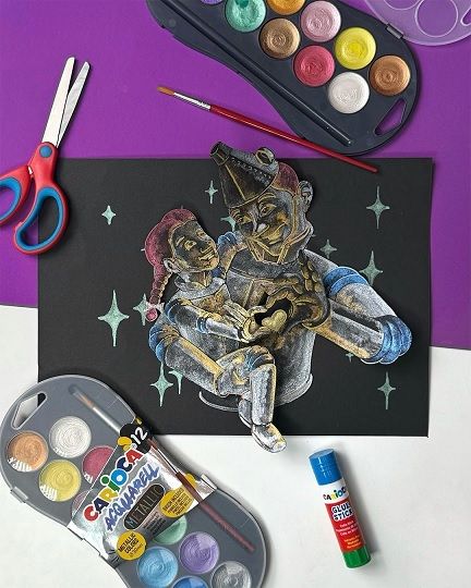 Aquarel·la CARIOCA metallic Ø 30 mm, 12 colors
