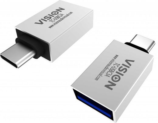 Adaptador Profesional Usc-C A Usb-A (M-H) Blanco