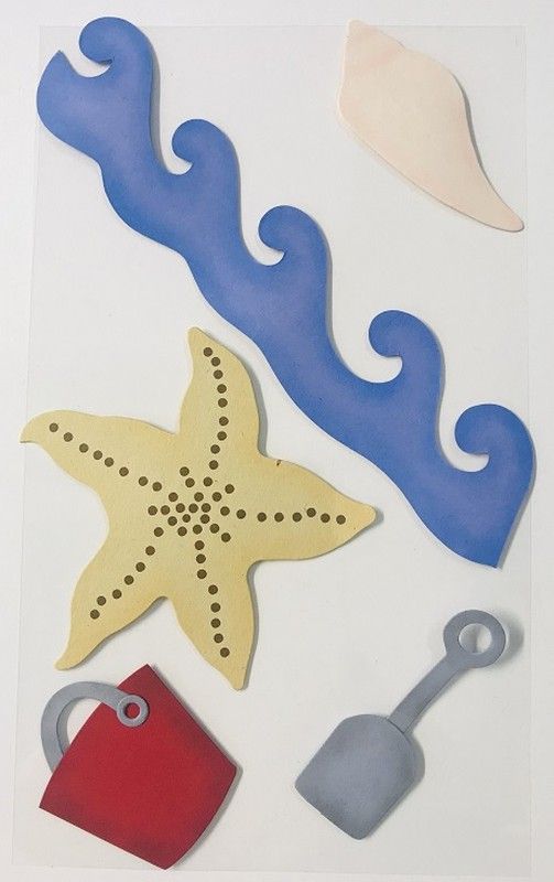 Adhesivo decorativo A la Playa - UE