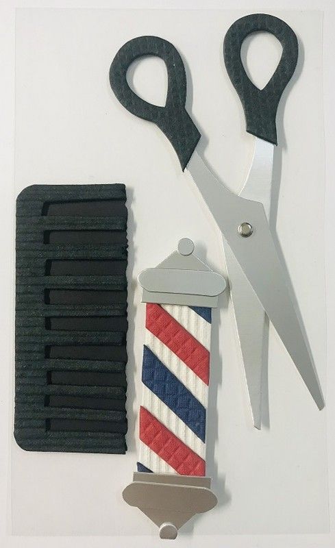 Adhesivo decorativo Barbería - UE