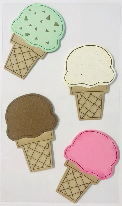 Adhesivo decorativo cucuruchos - UE