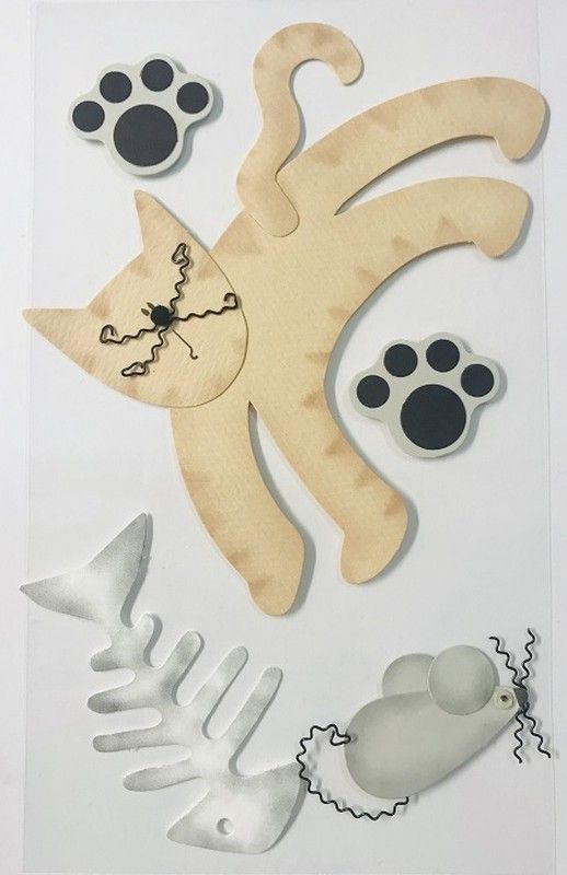 Adhesivo decorativo gato y ratón ¡¡ÚLTIMAS EXISTENCIAS!!