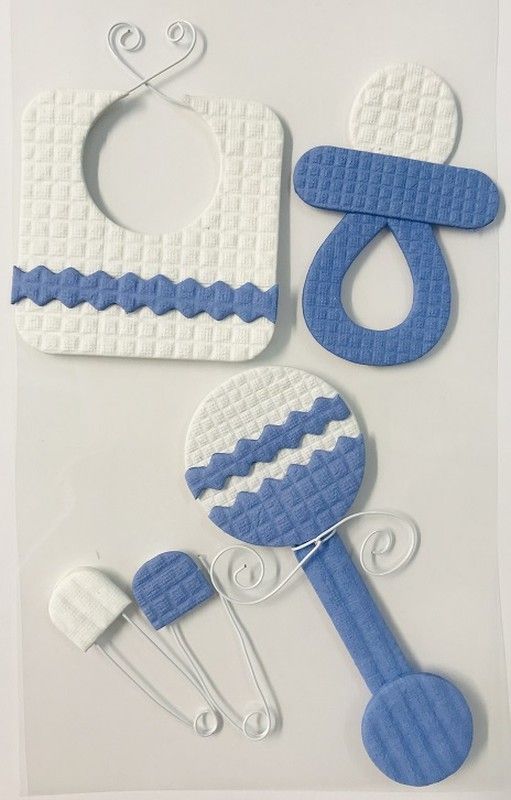 Adhesivo decorativo Mi Pequeñin Color Azul - UE