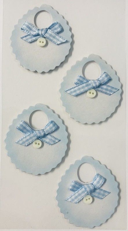 Adhesivo decorativo mini Baberos Azules ¡¡ÚLTIMAS EXISTENCIAS!!