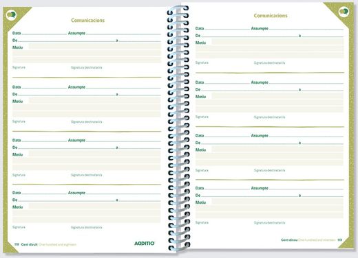 Agenda Planet ADDITIO Setmana Vista (CATALÀ)