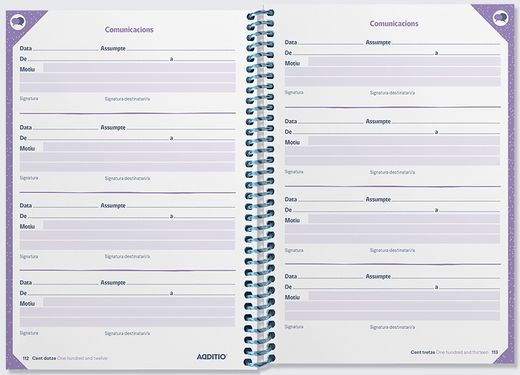 Agenda Planet ADDITIO Setmana Vista (CATALÀ)