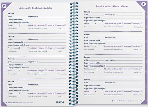 Agenda Planet ADDITIO Setmana Vista (CASTELLÀ)