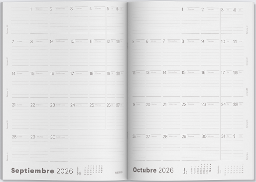 Agenda G mes vista ADDITIO (CASTELLÀ)