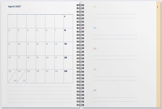 Agenda Universal ADDITIO Setmana Vista (CATALÀ)