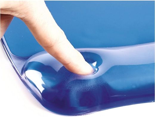 Estoreta amb Reposacanells de Gel Crystal™ Blau