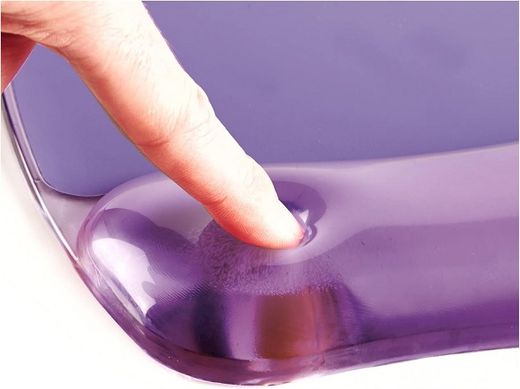 Estoreta amb Reposacanells de Gel Crystal™ Violeta