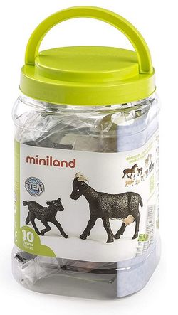 Animales de granja y bebés 10 und.