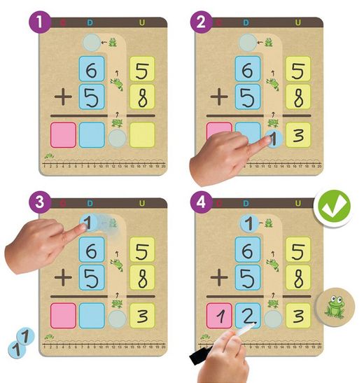 Aprende a sumar y restar con llevadas