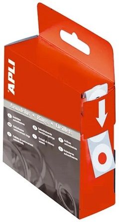 Arandelas de refuerzo translúcidas 13 mm 200 und.