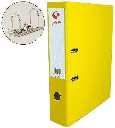 Archivador A-Z Fº 350x290x70, Amarillo