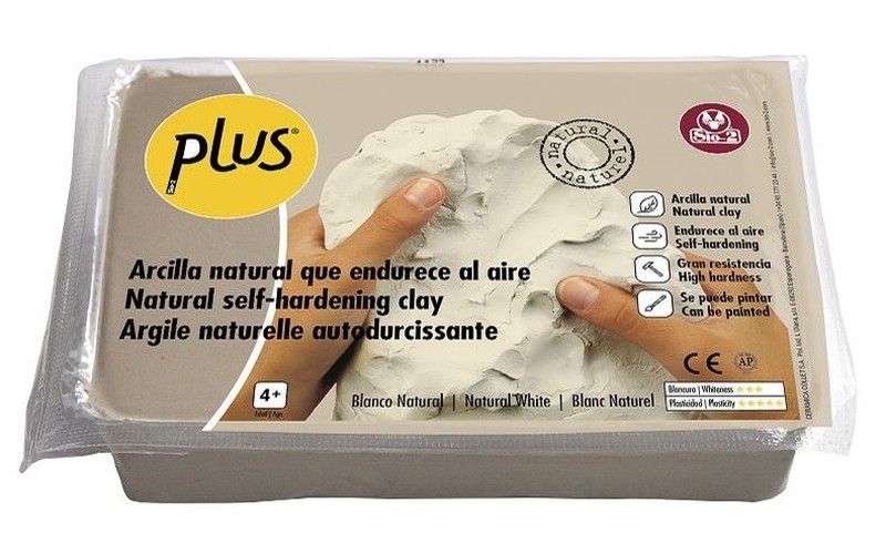 Arcilla PLUS blanco Natural 1.5kg